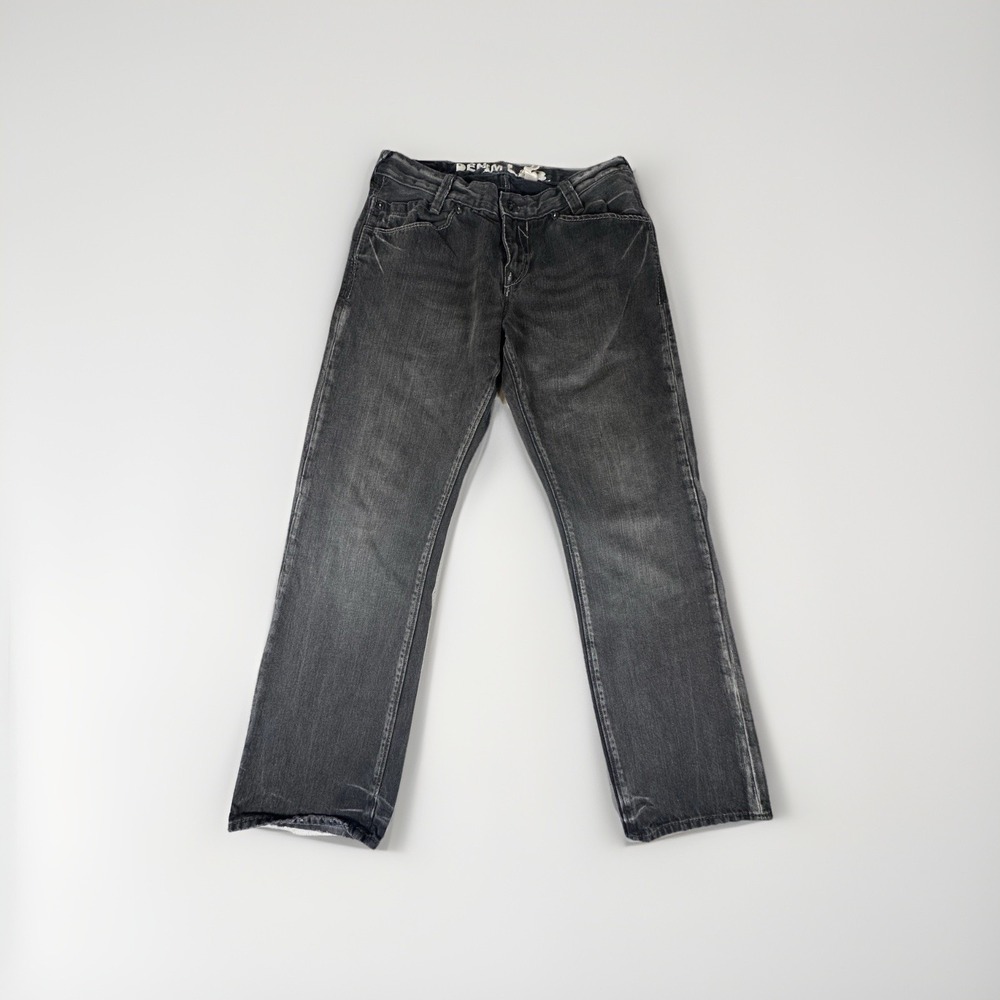 Design Lab Women's 30 X 30 Black Denim Jeans With A Vintage Wash
